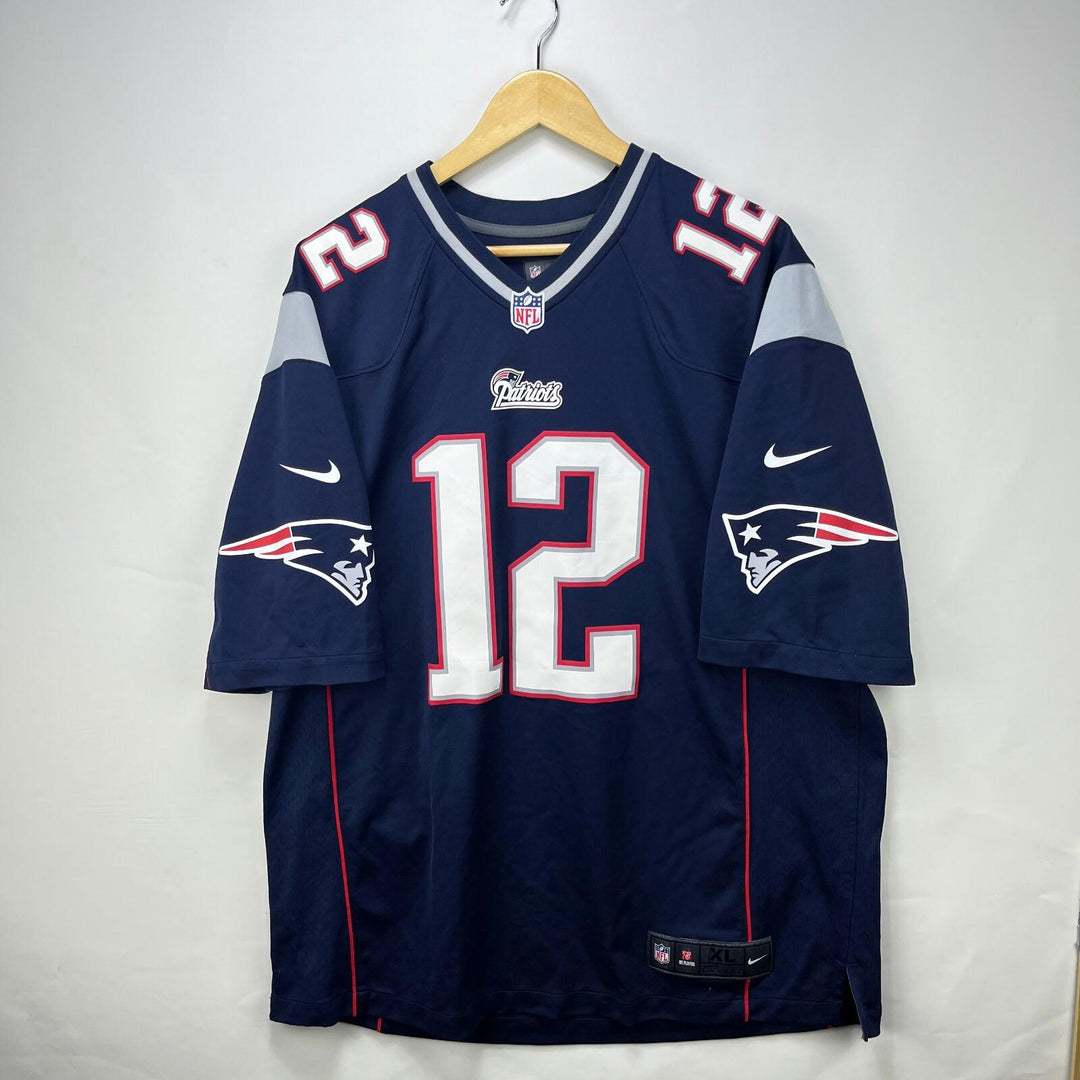 Vintage Nike Tom Brady New England Patriots Jersey XL – Hukay